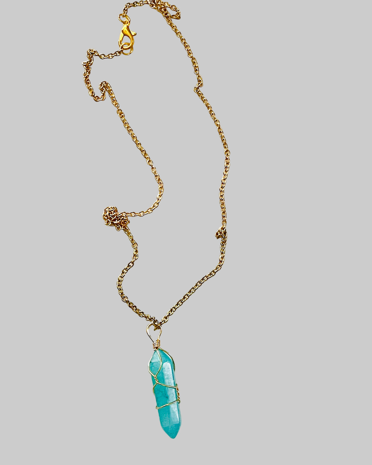 Serenity Point Necklace — A Stone for Stillness & Strength