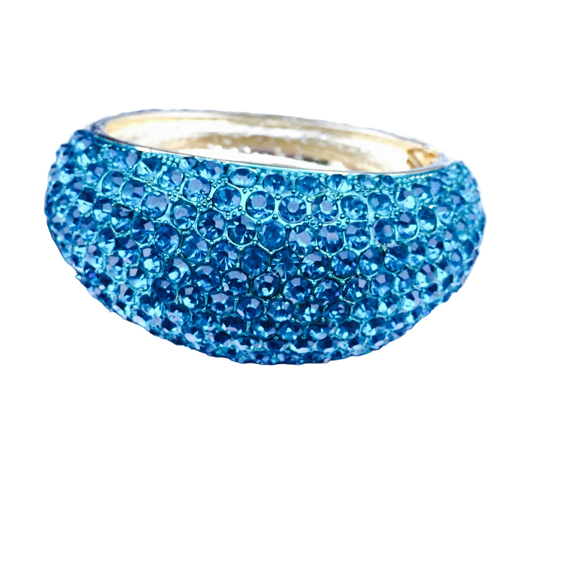 Azure Eclipse Bracelet — A Celestial Arc of Light