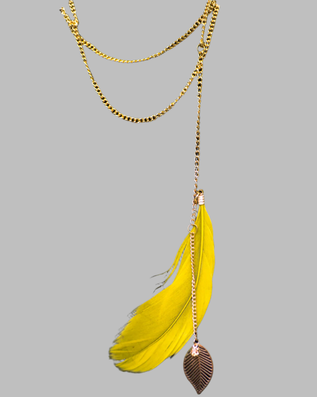 The Regalia Ray Feather Necklace