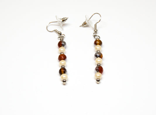 Pearl Beaded Earrings