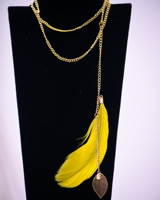 22 Inch Layered Necklace with charm