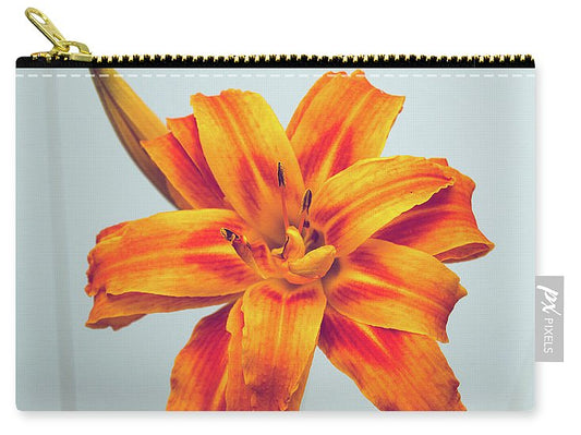 Orange Lilly - Zip Pouch
