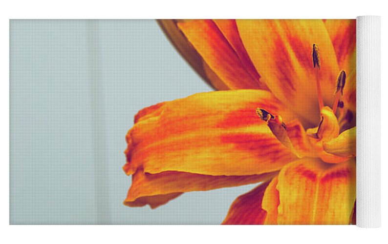 Orange Lilly - Yoga Mat