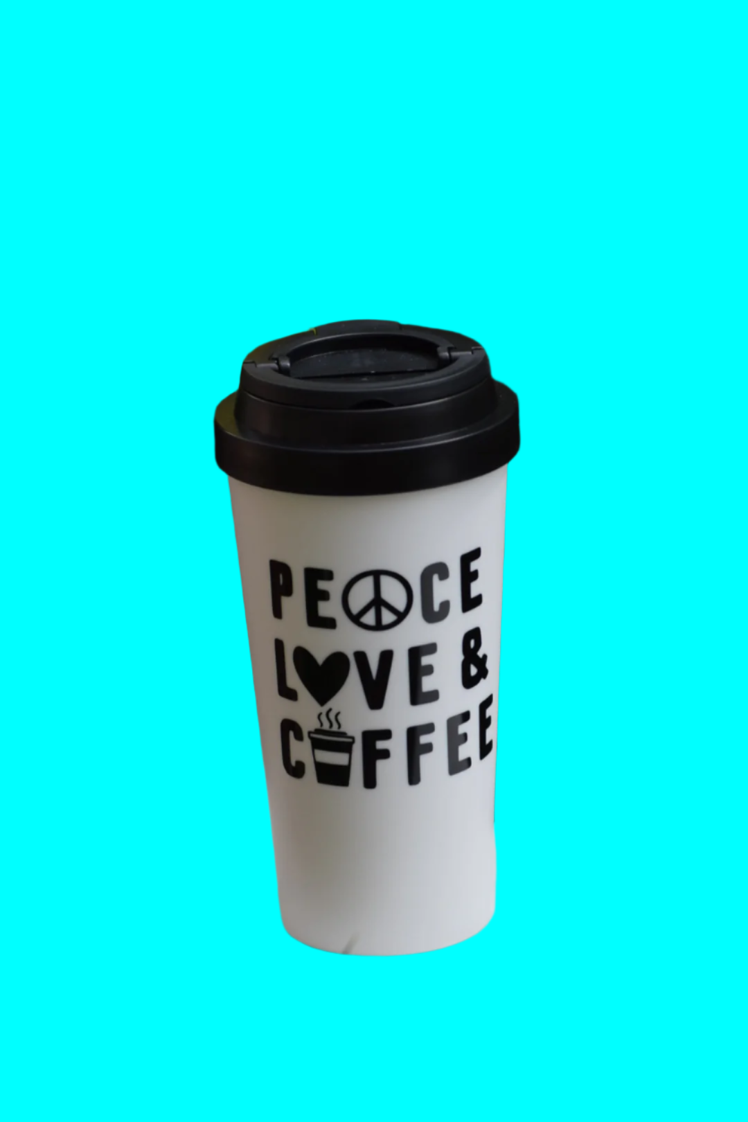 Peace Love Travel Mug