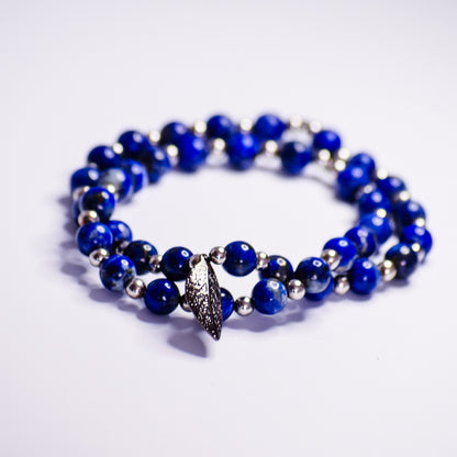 Nikki Blue Beaded Bracelet
