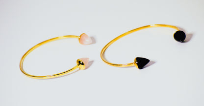 Modern Reign Open Gold Bracelet