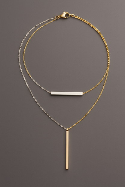 Duality Bar Necklace