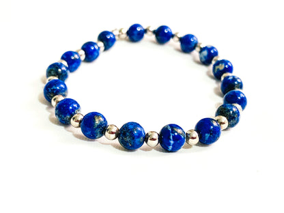 Nikki Blue Beaded Bracelet