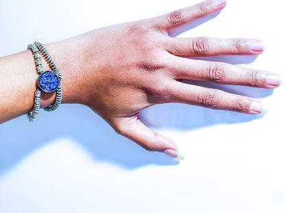 Blue Reign Two Strand Bracelet