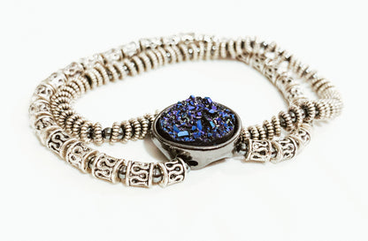 Blue Reign Two Strand Bracelet