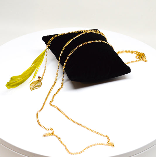 The Regalia Ray Feather Necklace