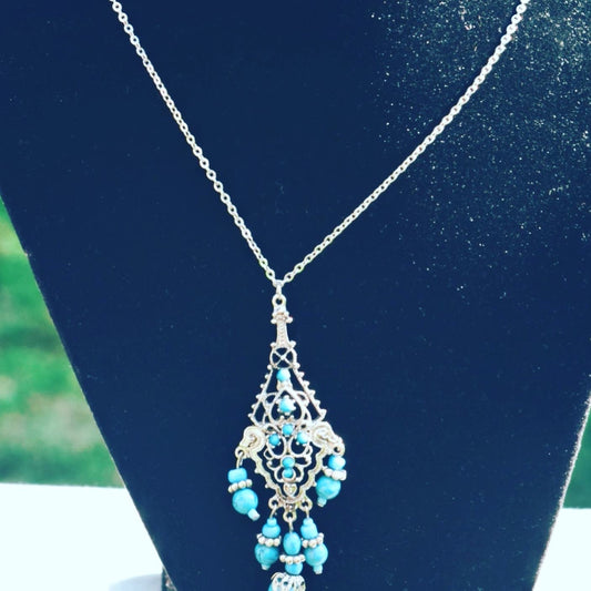 Aurora Blue Necklace