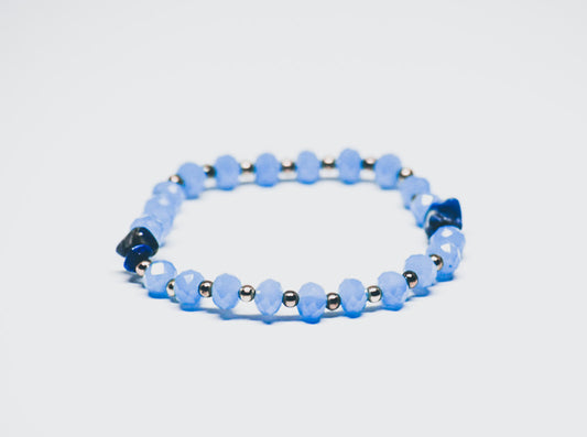 Light Blue Beaded Bracelet