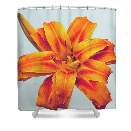 Orange Lilly - Shower Curtain